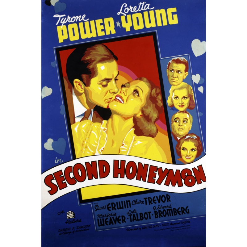 Second Honeymoon 1937 Tyrone Power and Loretta Young