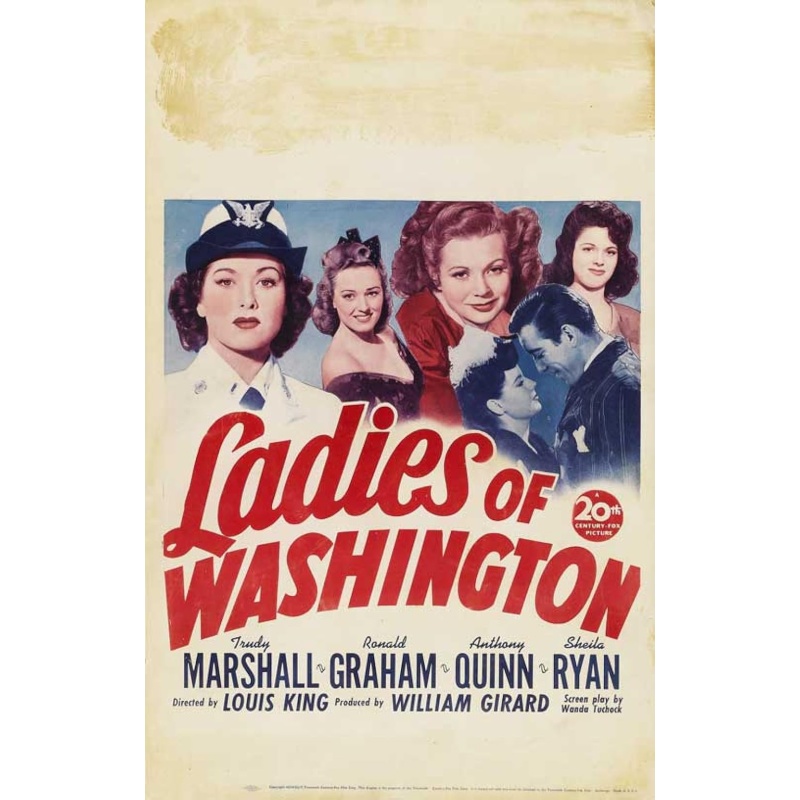 Ladies of Washington 1944 ‧Trudy Marshall, Ronald Graham, Anthony Quinn,