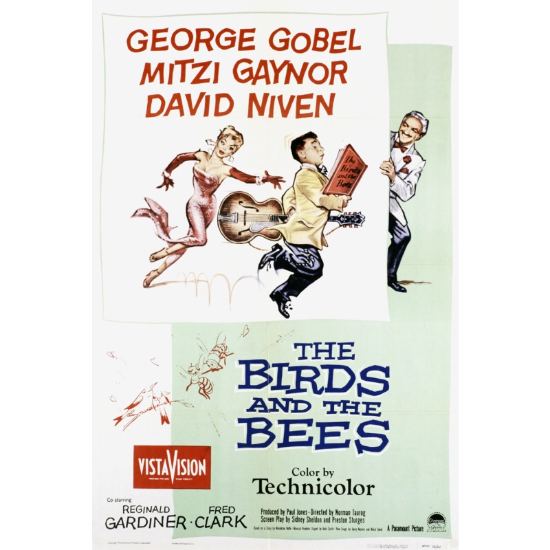 The Birds & The Bees 1956 George Gobel, Mitzi Gaynor and David Niven.