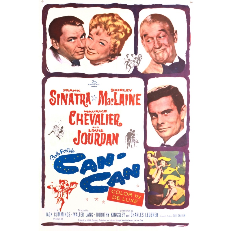 Can-Can 1960  Frank Sinatra, Shirley MacLaine, Maurice Chevalier