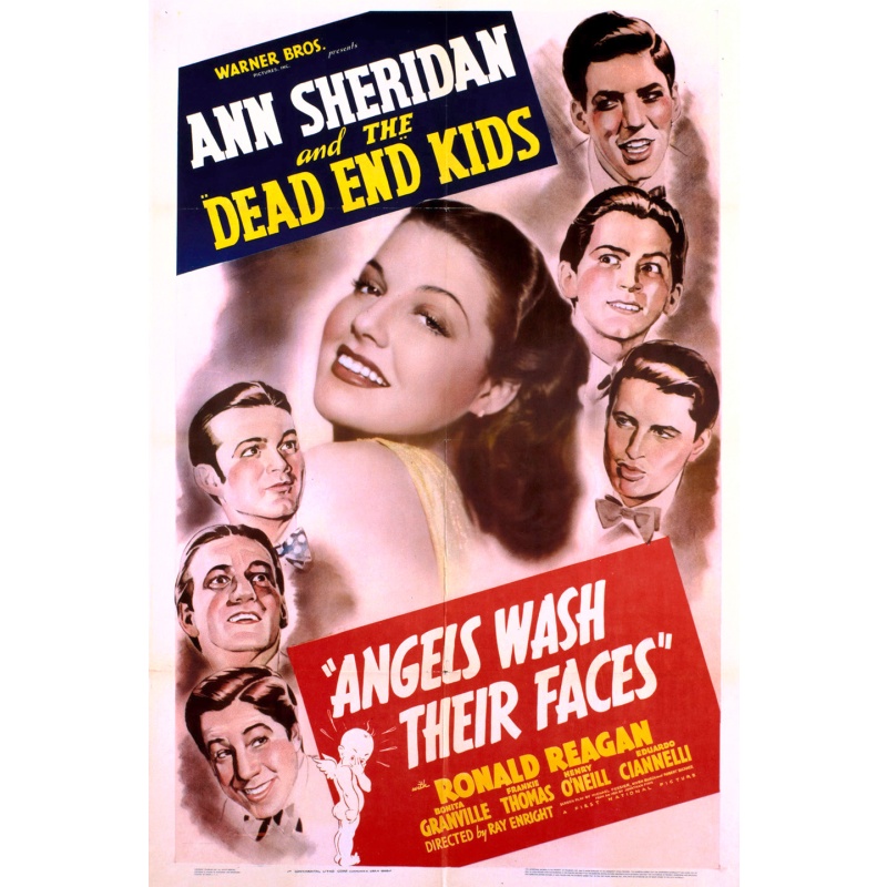 Dead End Kids The Angels Wash Their Faces 1939 Ann Sheridan, Ronald Reagan