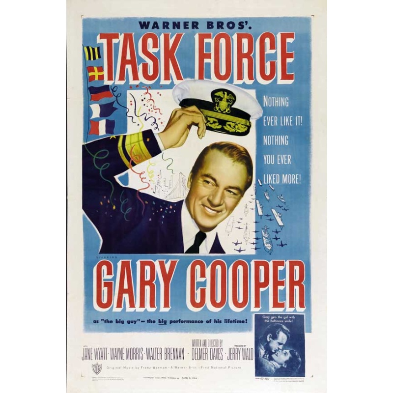 Task Force 1949 - Gary Cooper, Jane Wyatt, Walter Brennan, Julie London