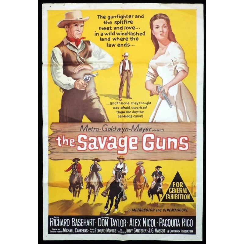 The Savage Guns 1962 Richard Basehart  Don Taylor