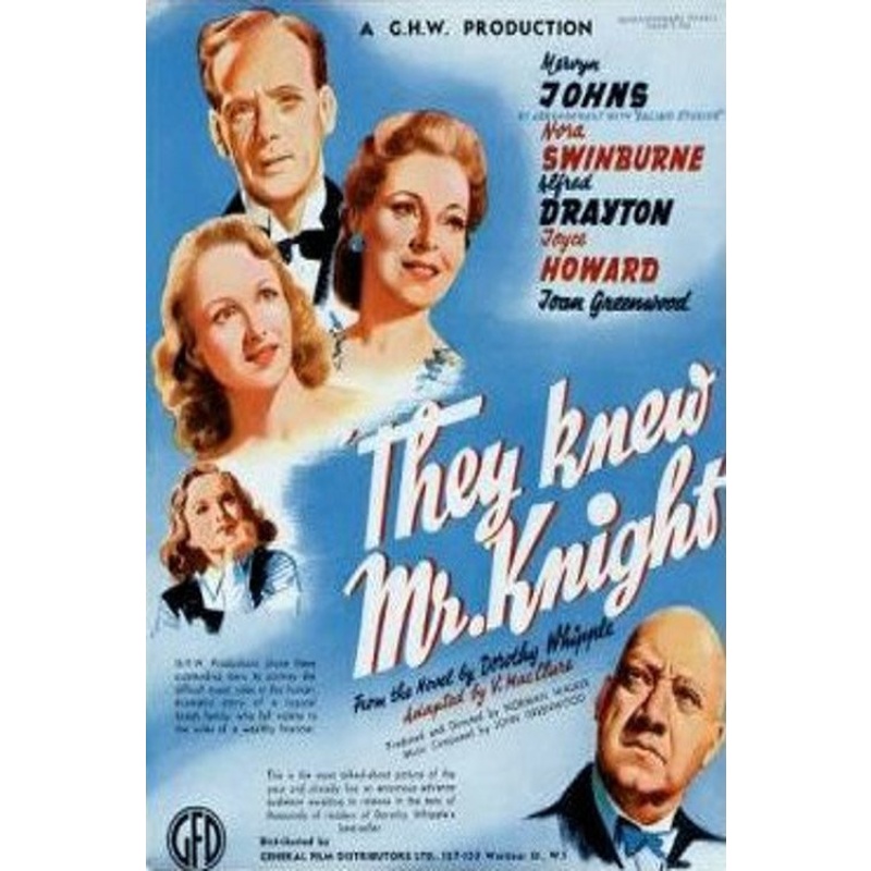 They Knew Mr. Knight   Mervyn Johns, Nora Swinburne and Joyce Howard