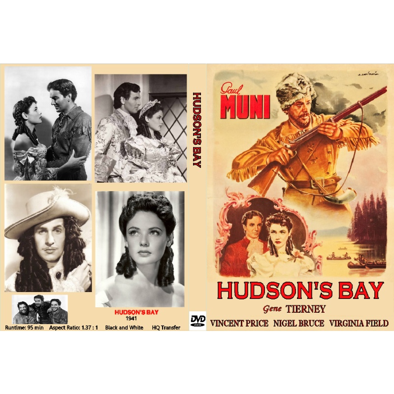 HUDSON'S BAY (1941) Paul Muni Gene Tierney