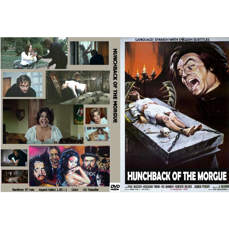 THE HUNCHBACK OF THE MORGUE (1973) Paul Naschy SPANISH ENG SUBS