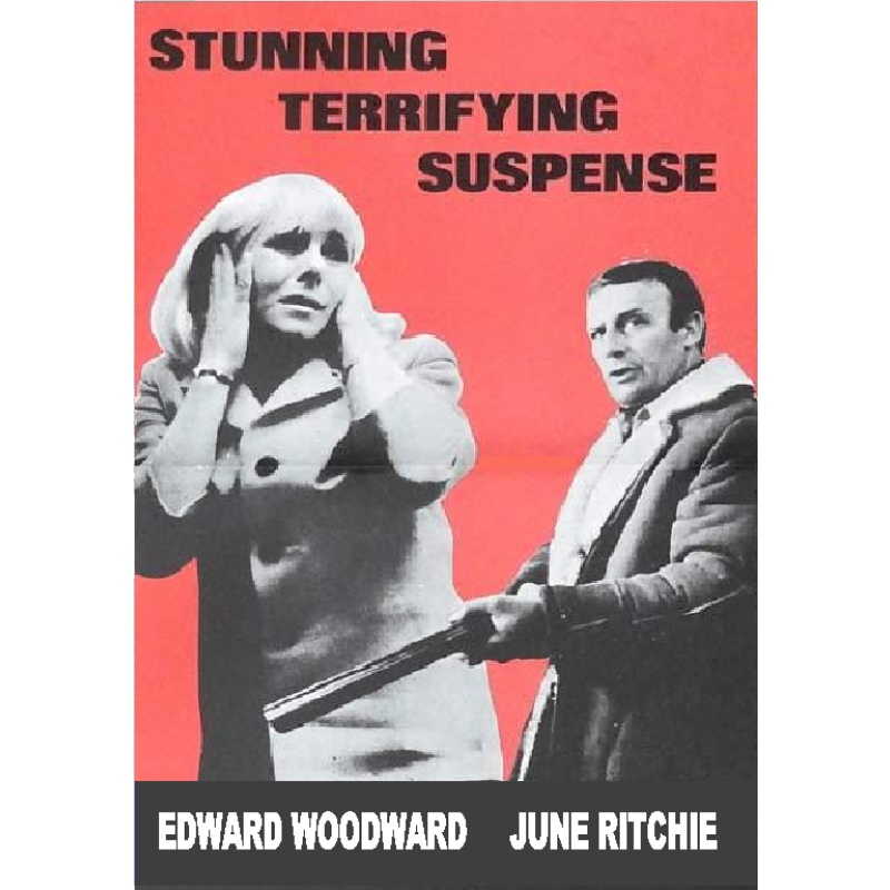 HUNTED (1972) Edward Woodward June Richie (Short Film 46 min directed by Peter Crane)