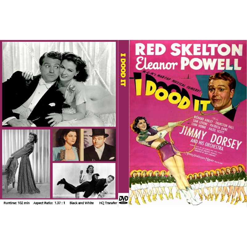 I DOOD IT (1943) Red Skelton Eleanor Powell Lena Horne