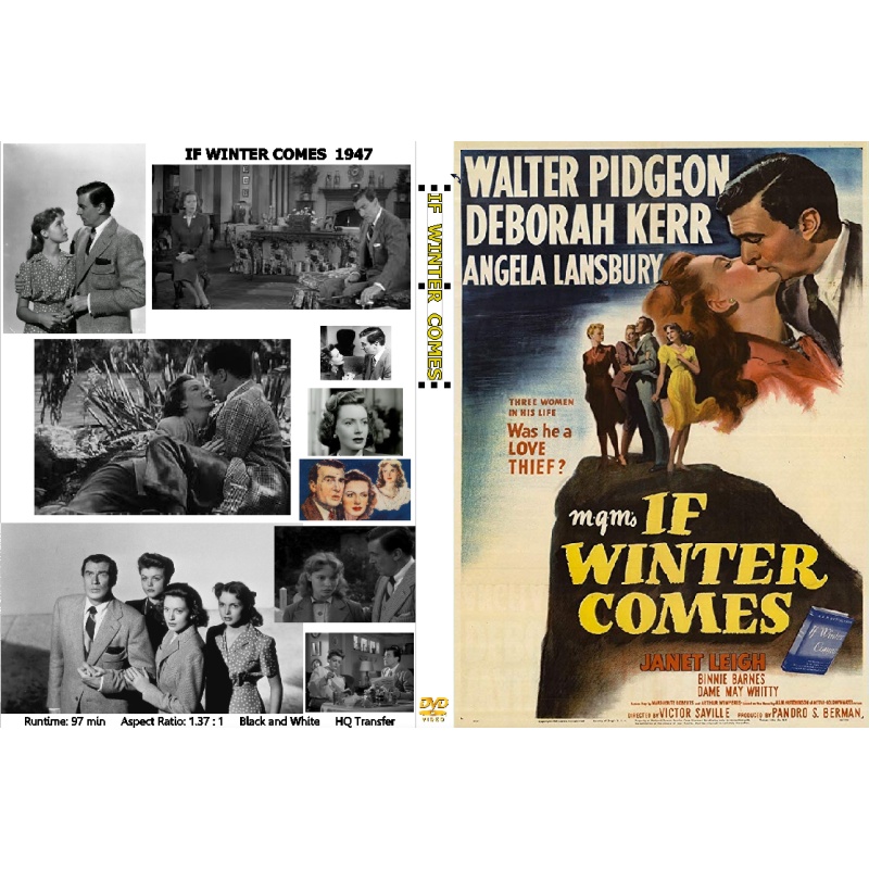 IF WINTER COMES (1947) Walter Pidgeon Deborah Kerr Janet Leigh Angela Lansbury