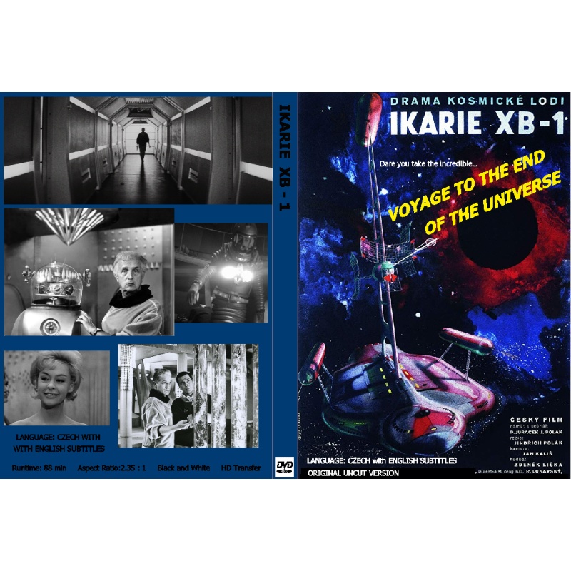 IKARIE XB-1 (1963) Czechoslovak science fiction film based loosely on the novel The Magellanic Cloud.