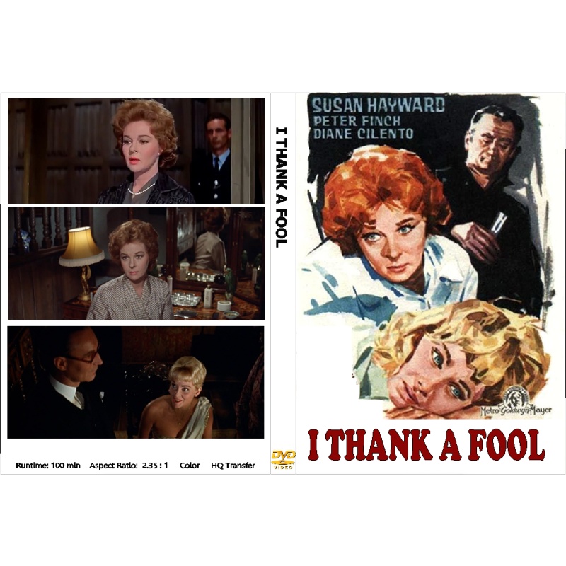 I THANK A FOOL (1962) Susan Hayward Peter Finch Diane Cilento