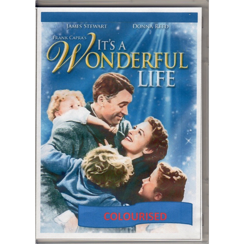 IT'S A WONDERFUL LIFE (COLOUR) - JAMES STEWART & DONNA REED ALL REGION DVD