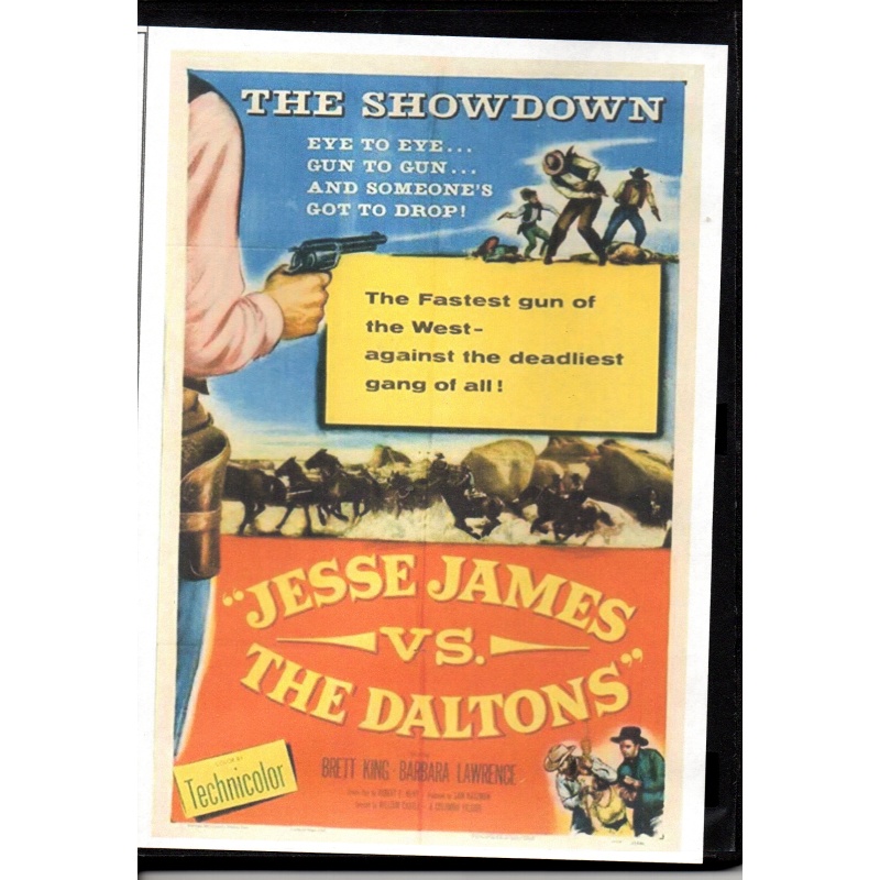 JESSIE JAMES VS THE DALTONS - BRETT KINE & BARBARA LAWRENCE ALL REGION DVD