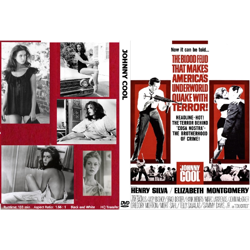 JOHNNY COOL (1963) Elizabeth Montgomery Sammy Davis Jr.