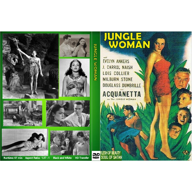 JUNGLE WOMAN (1944) Aquanetta John Carradine