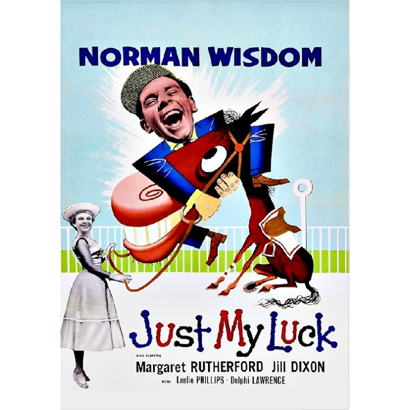 JUST MY LUCK (1957) Norman Wisdom Margaret Rutherford Jill Dixon Joan Sims