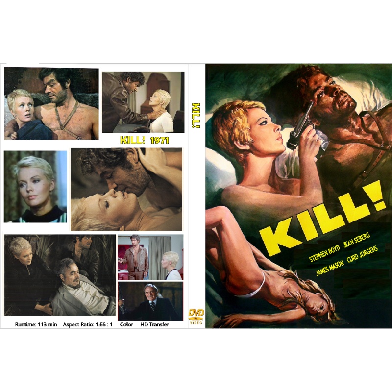 KILL (1971) Stephen Boyd James Mason Jean Seberg Curd Jurgens