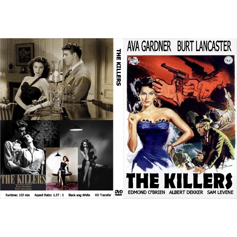 THE KILLERS (1946) Burt Lancaster Ava Gardner Edmond O'Brien