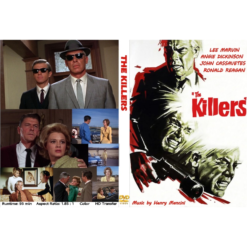 THE KILLERS (1964) Lee Marvin Angie Dickinson Ronald Regan