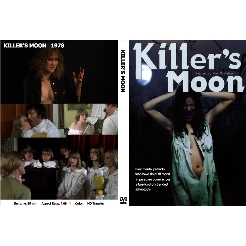 KILLER'S MOON (1978) Killer's Moon is a 1978 British horror film written and directed by Alan Birkinshaw, with uncredited dialogue written by his novelist sister, Fay Weldon.