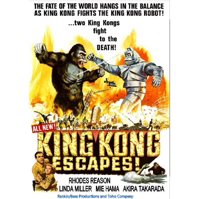 KING KONG ESCAPES (1967) A TOHO PRODUCTION