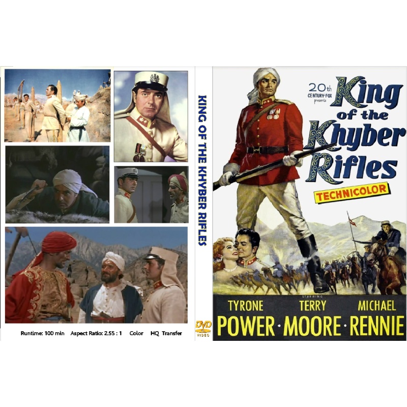 KING OF THE KHYBER RIFLES (1953) Tyrone Power Terry Moore Michael Rennie