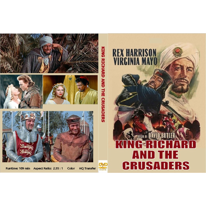 KING RICHARD AND THE CRUSADERS (1954) George Sanders Virginia Mayo Laurence Harvey Rex Harrison