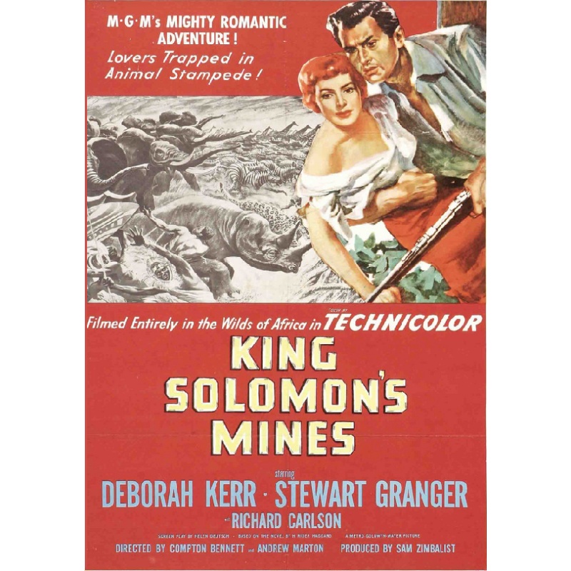 KING SOLOMON'S MINES (1950) Deboral Kerr Stewart Grainger