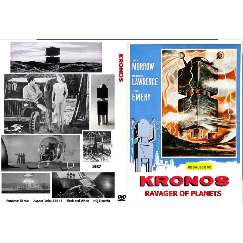 KRONOS (1957) Jeff Morrow Barbara Lawrence