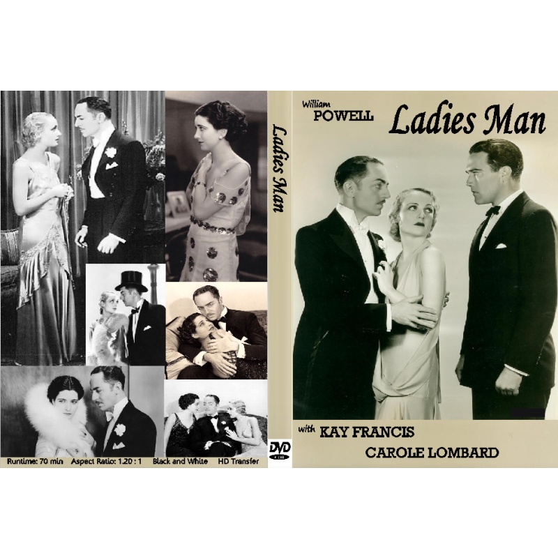 LADIES' MAN (1931) William Powell Carole Lombard Kay Francis