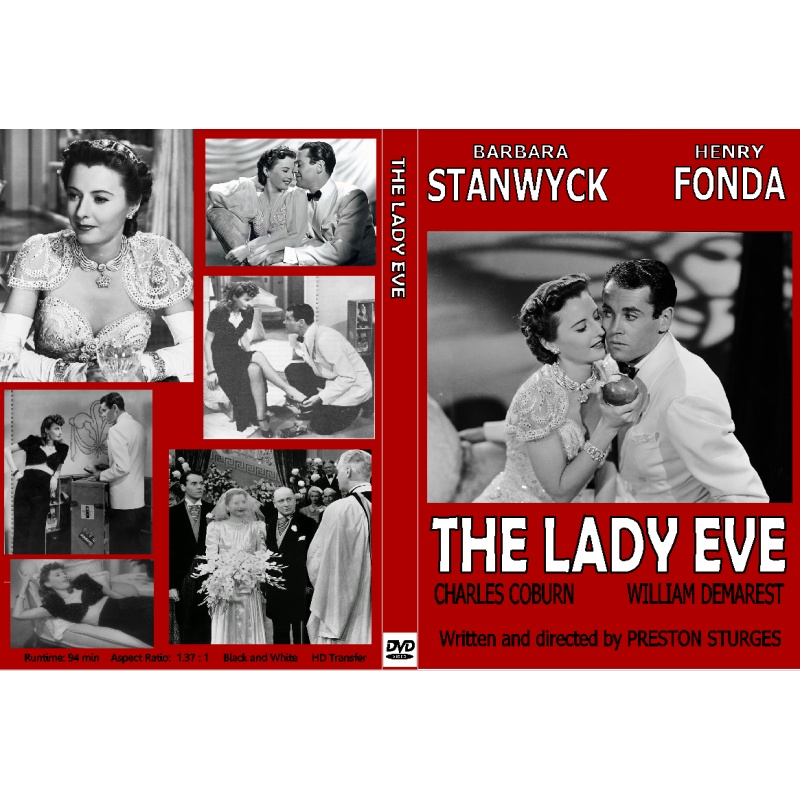 THE LADY EVE (1941) Barbara Stanwyck Henry Fonda