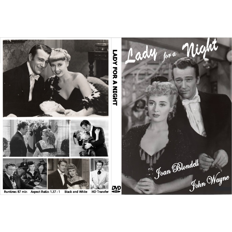 LADY FOR A NIGHT (1942) Joan Blondell John Wayne