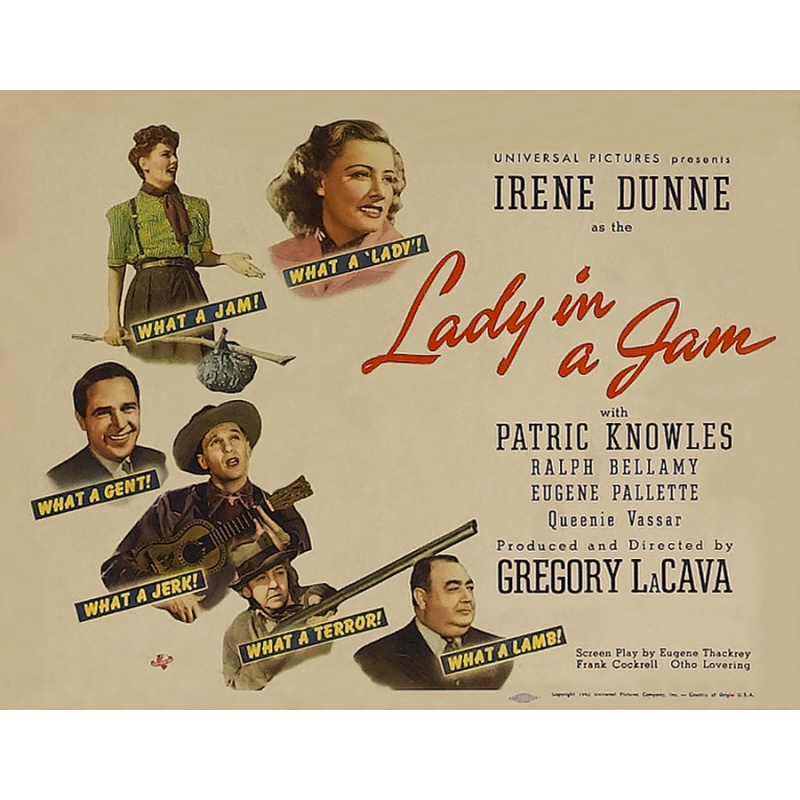 Lady In A Jam 1942 - Irene Dunne, Patric Knowles, Ralph Bellamy, Eugene Pallette