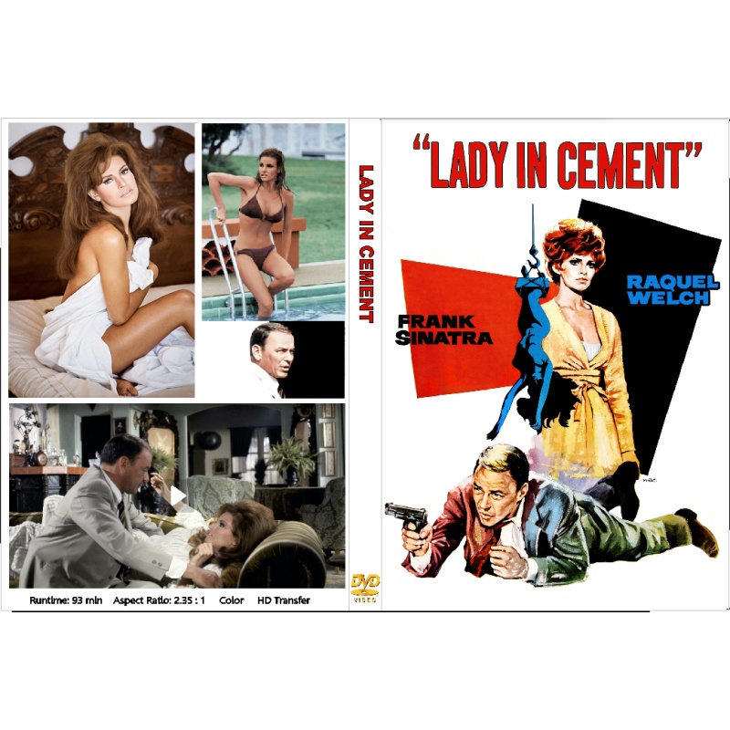 LADY IN CEMENT (1968) Frank Sinatra Raquel Welch Richard Conte