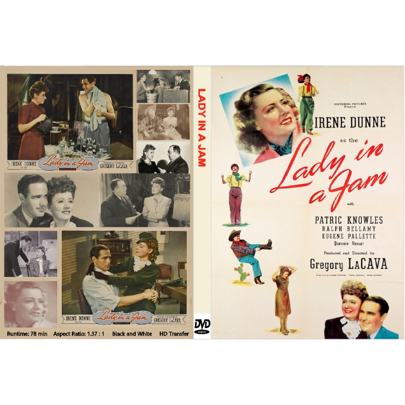 LADY IN A JAM (1942) Irene Dunne