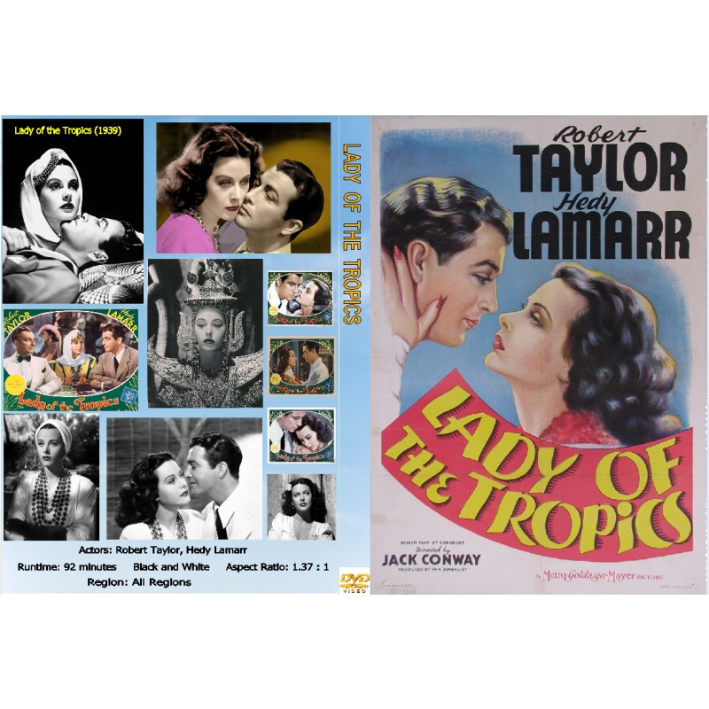 LADY OF THE TROPICS (1939) Hedy Lamarr Robert Taylor