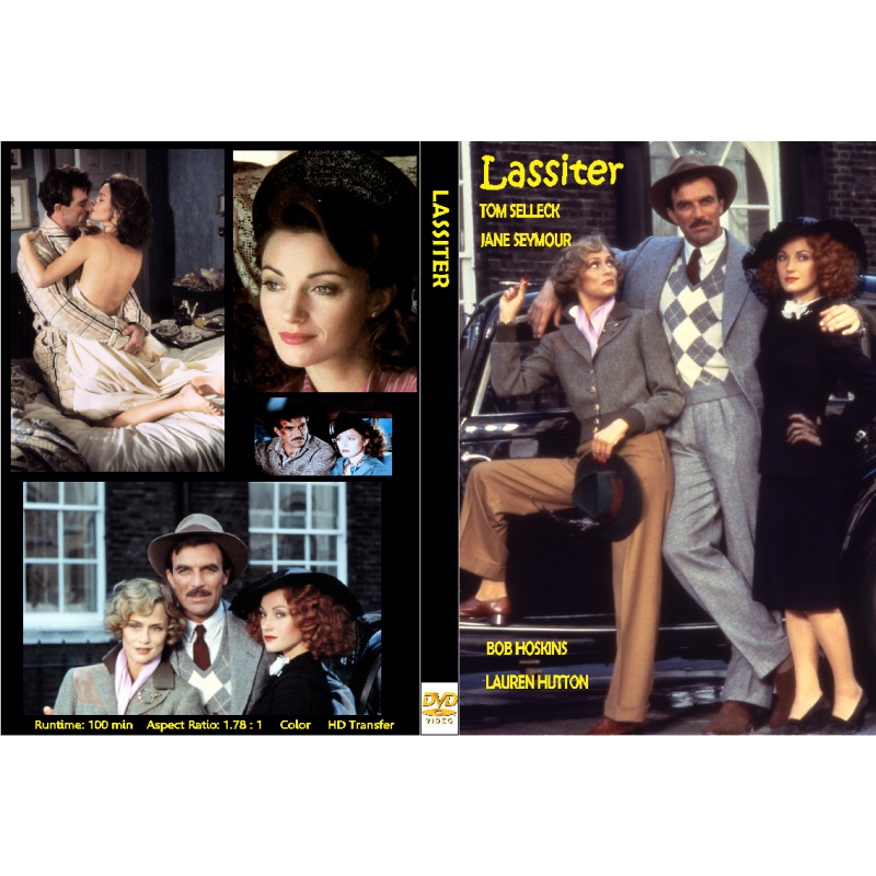 LASSITER (1984) Tom Selleck Jane Seymour Bob Hoskins Lauren Hutton