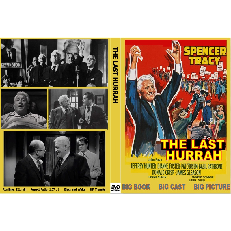 THE LAST HURRAH (1958) Spencer Tracy Jeffrey Hunter Basil Rathbone