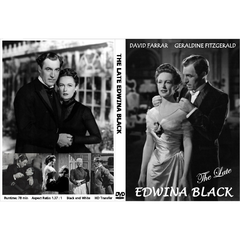 THE LATE EDWINA BLACK aka OBSESSED (1951) Geraldine Fitzgerald David Farrar