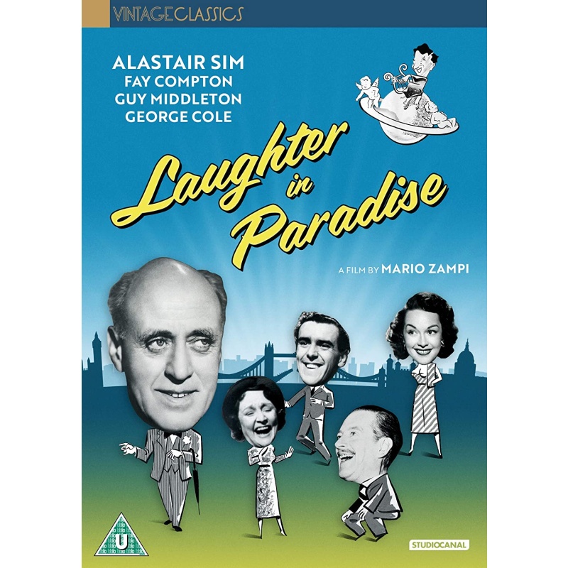 Laughter In Paradise 1951 - Alastair Sim, Fay Compton, Audrey Hepburn (bit role)