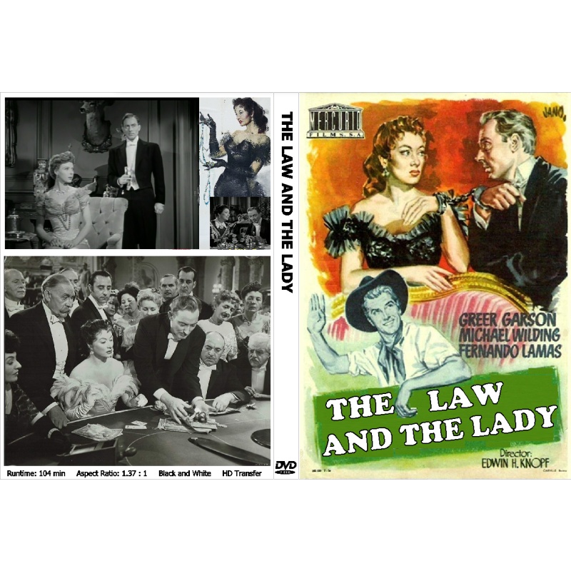 THE LAW AND THE THE LADY (1951) Greer Garson Michael Wilding