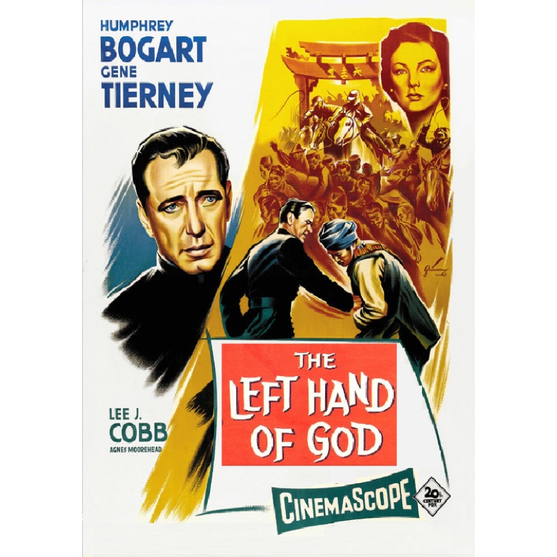 THE LEFT HAND OF GOD (1955) Humphrey Bogart Gene Tierney