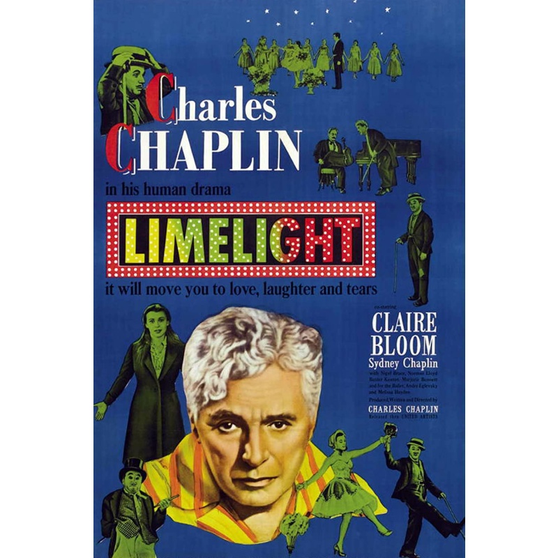 Limelight - Charles Chaplin, Claire Bloom, Nigel Bruce  1952