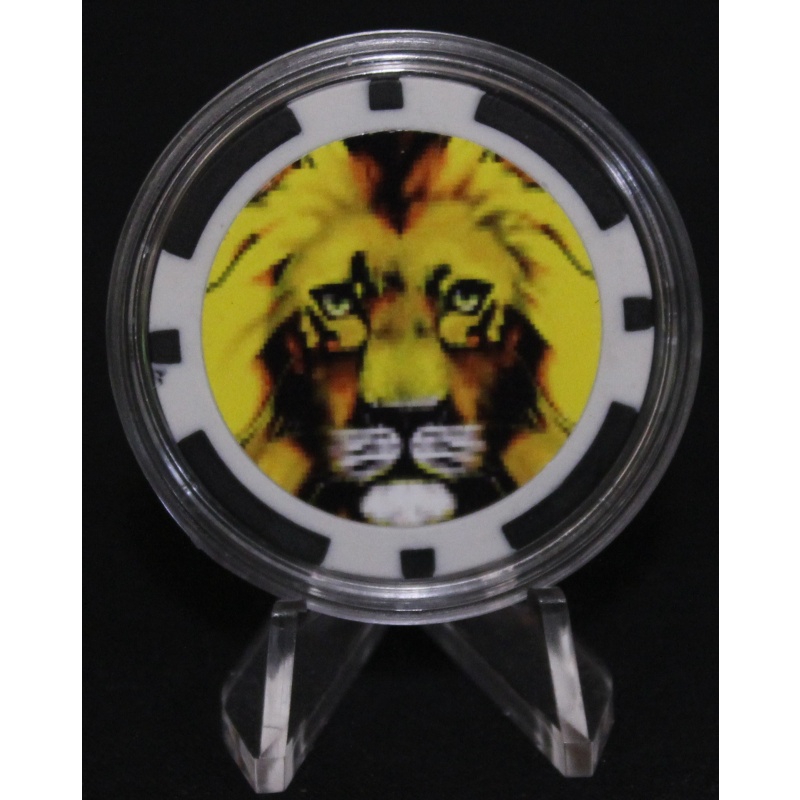 Poker Chip Card Guards Protectors - 50 Lions