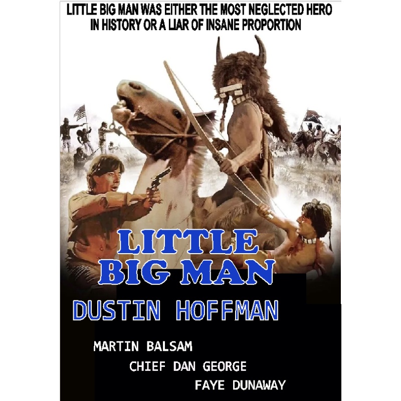 LITTLE BIG MAN (1970) Dustin Hoffman Faye Dunaway Chief Dan George