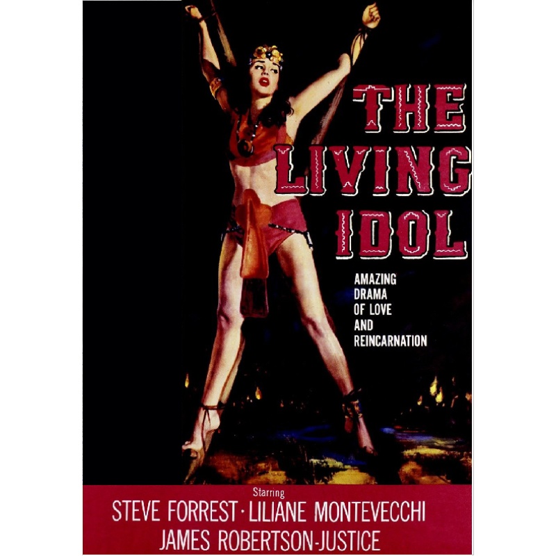 THE LIVING IDOL (1957) James Robertson Justice Steve Forrest Liliane Montevecchi