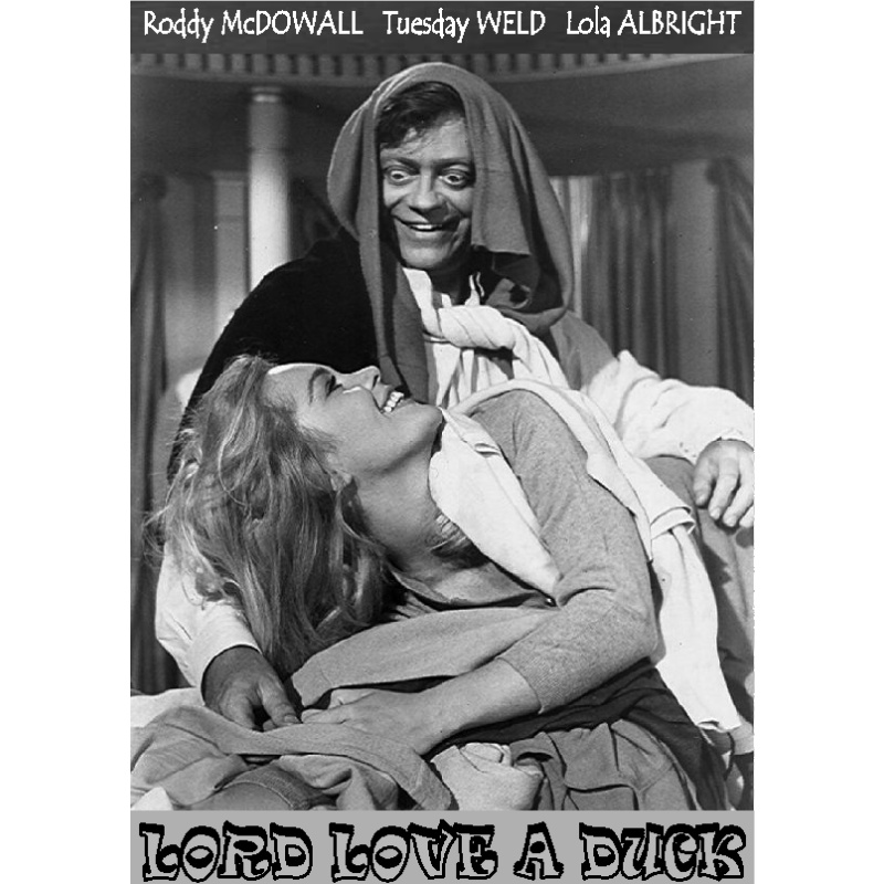 LORD LOVE A DUCK (1966) Roddy McDowall Tuesday Weld Lola Albright