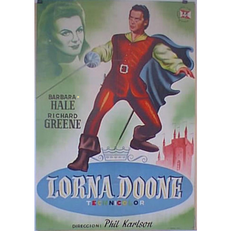 Lorna Doone 1951 Barbara Hale and Richard Greene.