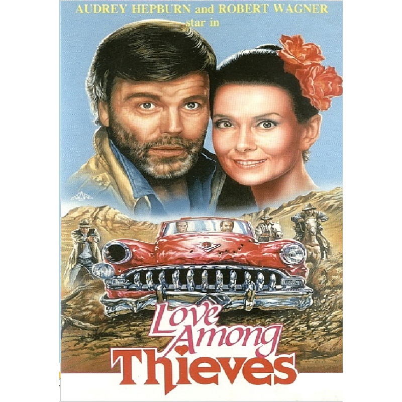 LOVE AMONG THIEVES (1987) Robert Wagner Audrey Hepburn