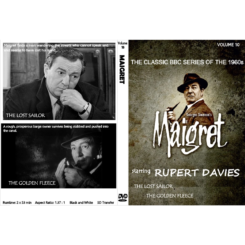 MAIGRET (1960s TV Series with Rupert Davies as Maigret) Vol 10